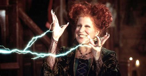 Bette midler portraying a witch